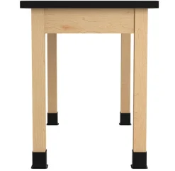 ChemGuard Maple Science Lab Table with Book Compartment (24'' D X 54'' W)