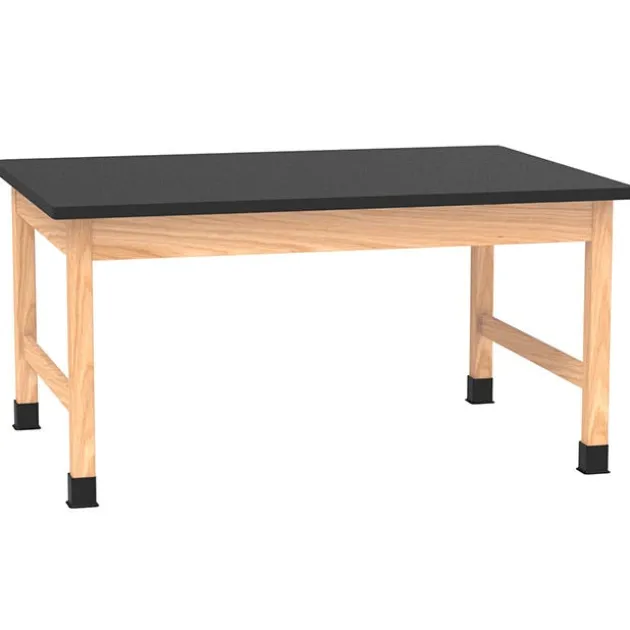 Chemguard Top, Hardwood Science Lab Table (42'' D X 48'' W)
