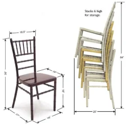 Chiavari Aluminum Stack Chair