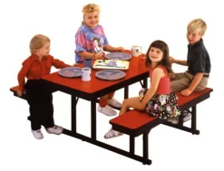 Children's Cafeteria Bench Tables