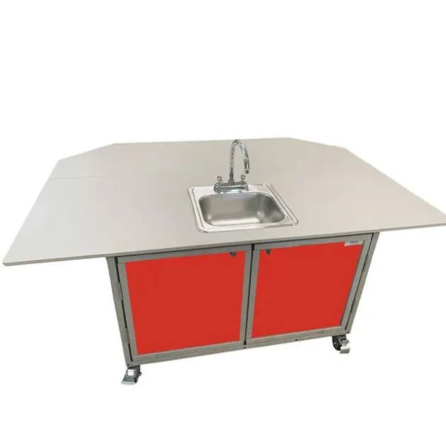 Children's Portable Activity Table with Single Basin Sink