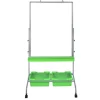 Classroom Chart Stand with Storage Bins