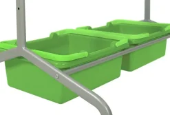 Classroom Chart Stand with Storage Bins