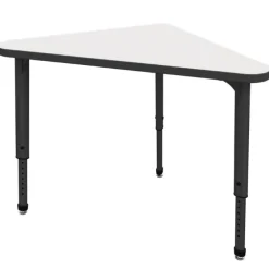 Classroom Set- 20 Apex Stack Chairs (18'' H -5th-Adult) & 20 Triangle Dry Erase Apex Student Desks