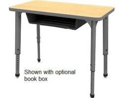 Classroom Set - 8 Apex Stack Chairs (18'' -5th-Adult) & 8 Dry Erase Desks (30'' x 20'')