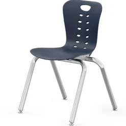 Classroom Set - 24 Bone Synergy Dry Erase Student Desks and Stack Chairs