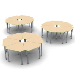 Classroom Set- 18 Diamond Desks