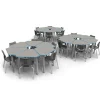 Classroom Set - 18 Diamond Desks & Flavors Chairs