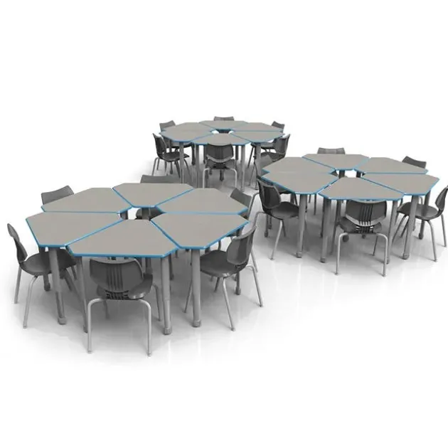 Classroom Set - 18 Diamond Desks & Flavors Chairs