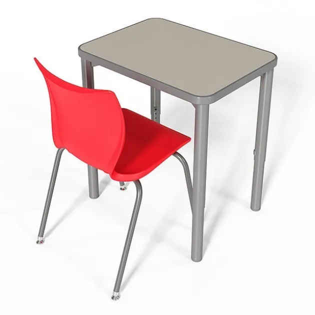 Classroom Set- 24 Elemental Rectangle Desks & Flavors Chairs