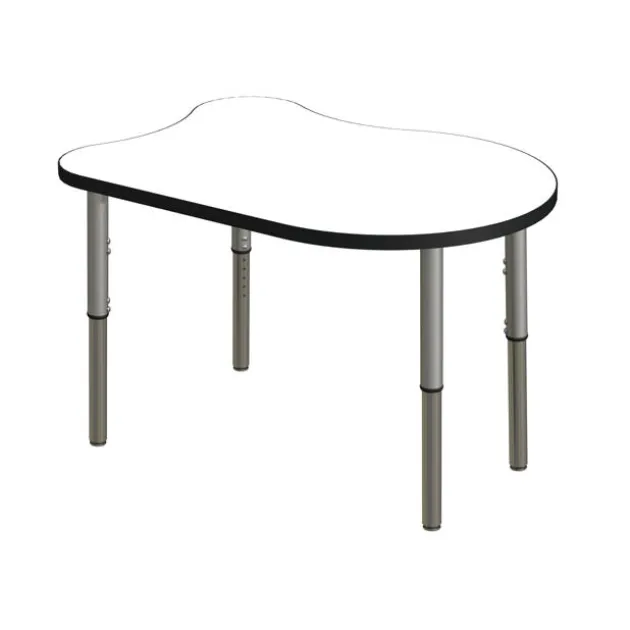 Classroom Set - 24 Fish Dry Erase Synergy Student Desks and Stack Chairs
