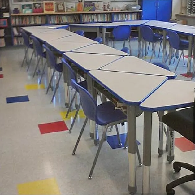 Classroom Set of 20 Wing Desks