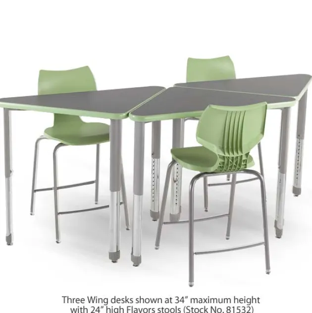 Classroom Set of 20 Wing Desks