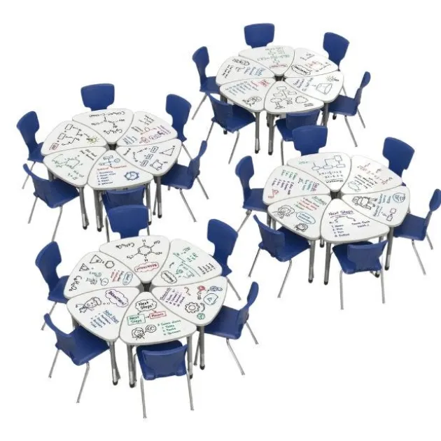 Classroom Set - Premier Chevron Dry Erase Desks & Premier Chairs Package