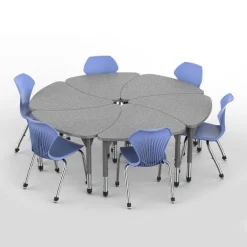Classroom Set - Premier Chevron Desks & Apex Chairs Package