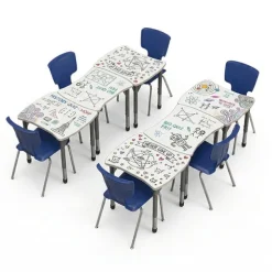 Classroom Set - Premier Contour Dry Erase Desks & Premier Chairs Package