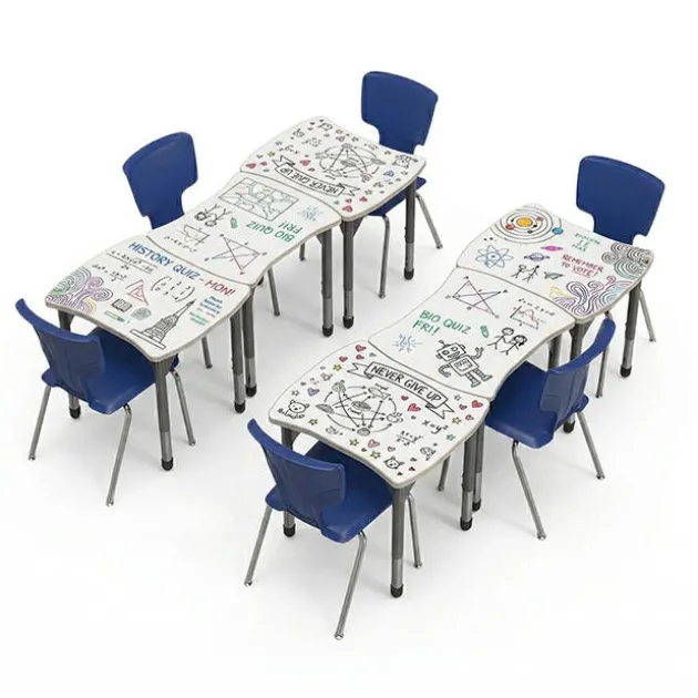 Classroom Set - Premier Contour Dry Erase Desks & Premier Chairs Package