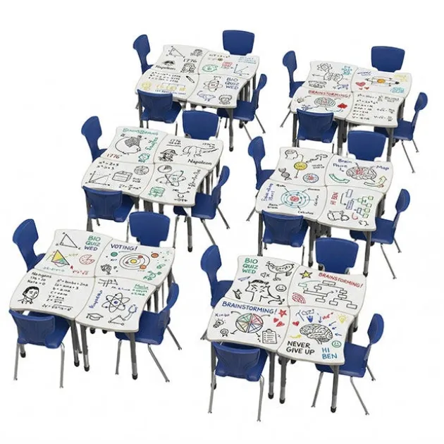 Classroom Set - Premier Contour Dry Erase Desks & Premier Chairs Package