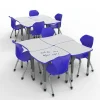 Classroom Set - Premier Contour Dry Erase Desks & Apex Chairs Package
