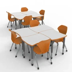 Classroom Set - Premier Contour Desks & Apex Chairs Package