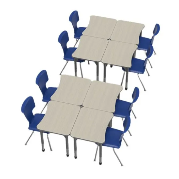 Classroom Set - Premier Curve Desks & Premier Chairs Package