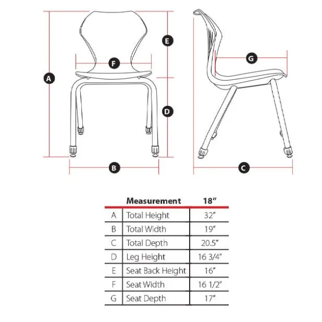 Classroom Set - 20 Premier Dry Erase Triangle Desks & 20 Apex Chairs (18" H - 5th-Adult)