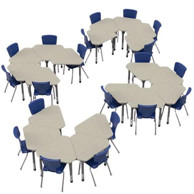 Classroom Set - Premier Gem Desks & Premier Chairs Package