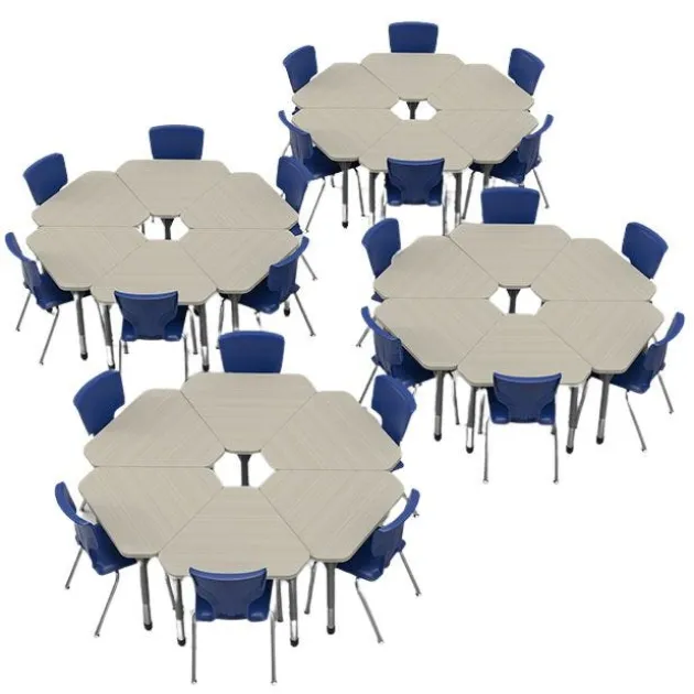Classroom Set - Premier Gem Desks & Premier Chairs Package