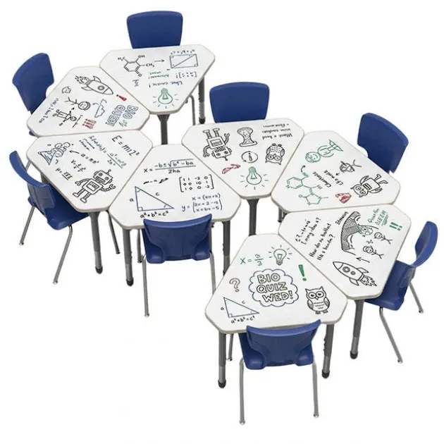 Classroom Set - Premier Gem Dry Erase Desks & Premier Chairs Package
