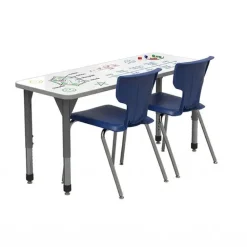 Classroom Set - Premier Rectangle Dry Erase Desks (20