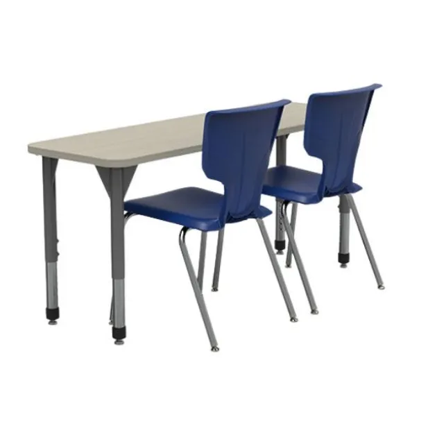 Classroom Set - Premier Rectangle Desks (20" x 60") & Premier Chairs Package