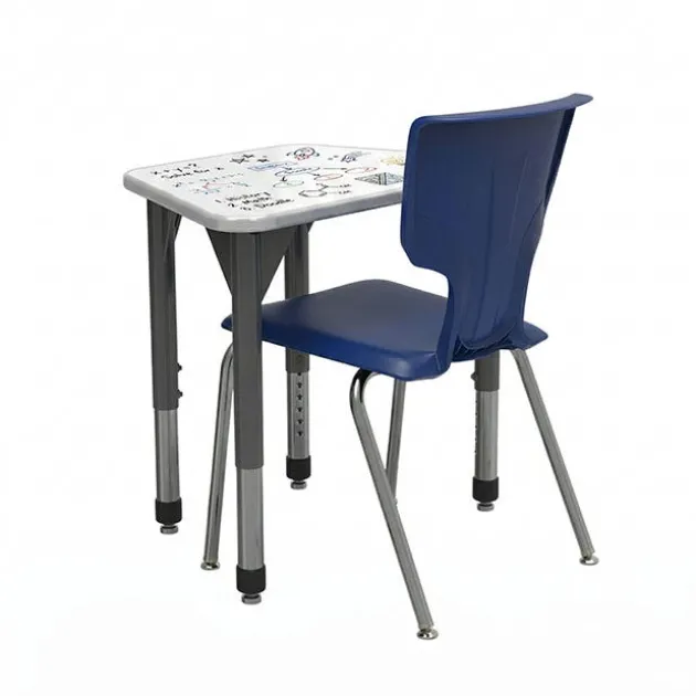 Classroom Set - Premier Trapezoid Dry Erase Desks & Premier Chairs Package