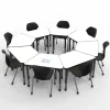 Classroom Set - Premier Trapezoid Dry Erase Desks & Apex Chairs Package