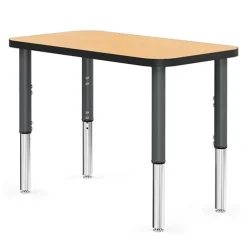 Classroom Set - 24 Rectangle Synergy Student Desks and Stack Chairs