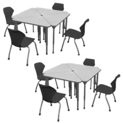 Classroom Set - Student Desk & Apex Chair Package