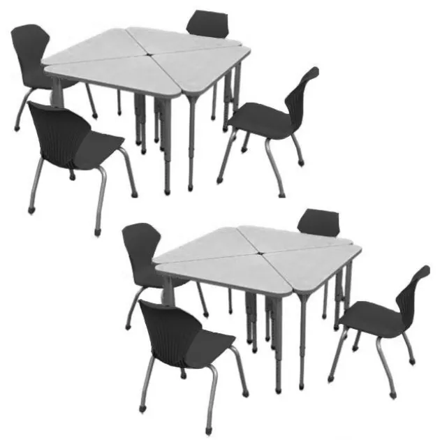 Classroom Set - Student Desk & Apex Chair Package