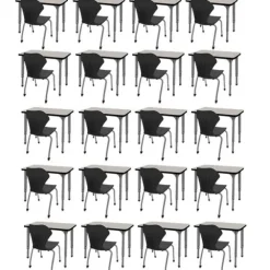 Classroom Set - Student Desk & Apex Chair Package