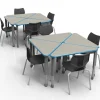 Classroom Set - 8 Wing Desks & Flavors Chairs