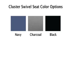 Cluster Swivel Booth with Butcher Block Top