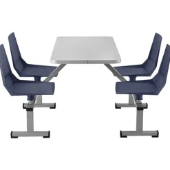 Cluster Swivel Booth with MDF Top