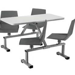 Cluster Swivel Booth with Particleboard Top