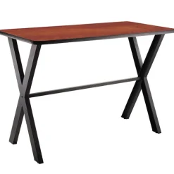 Collaborator Table w/ Wild Cherry Laminate Top (30'' x 72'' Rectangle)