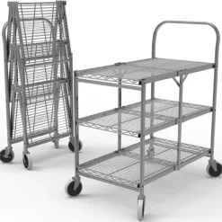 Collapsible Wire Utility Carts