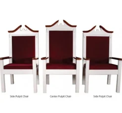 Colonial Style Center Pulpit Clergy Chair