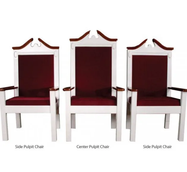 Colonial Style Center Pulpit Clergy Chair