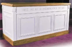 Colonial Style Closed Communion Table