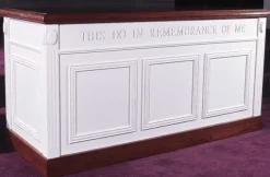 Colonial Style Closed Communion Table