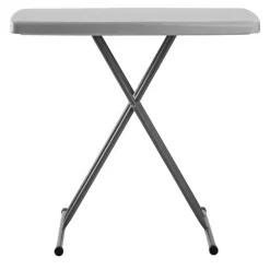 Commercialine Height Adjustable Personal Folding Table (20'' W x 30'' D)