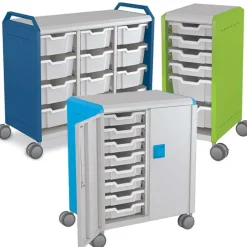 Compass H2 Counter Height Tray Storage Cabinets