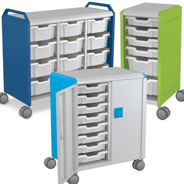 Compass H2 Counter Height Tray Storage Cabinets